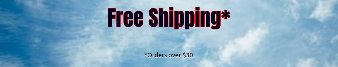 Free Shipping on orders over $30 Free Shipping on orders over $30